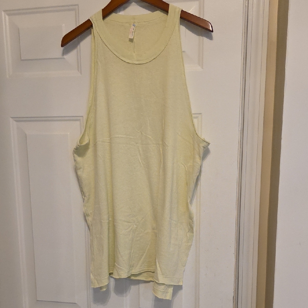 FP Movement by Free People Soft Yellow Tank Top